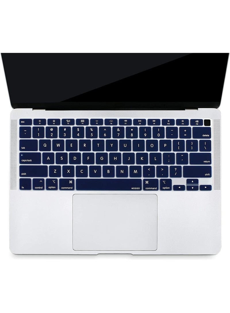 Premium Keyboard Cover Skin for MacBook Air Keyboard 15 inch M5 A3448/M4 A3241/M3 A3114/M2 A2941, Air 13.6" M5 A3449/M4 A3240/M3 A3113/M2 A2681, MacBook Pro Keyboard Cover 14 16 inch M5 M4 M3 M1 M2 A3434/A3427/A3426/A3112/A3401/A3185/A2992A2918/A2779/A2442 &A3403/A3429/A3428/A3186/A2991/A2780/A2485,Blue - Image 5